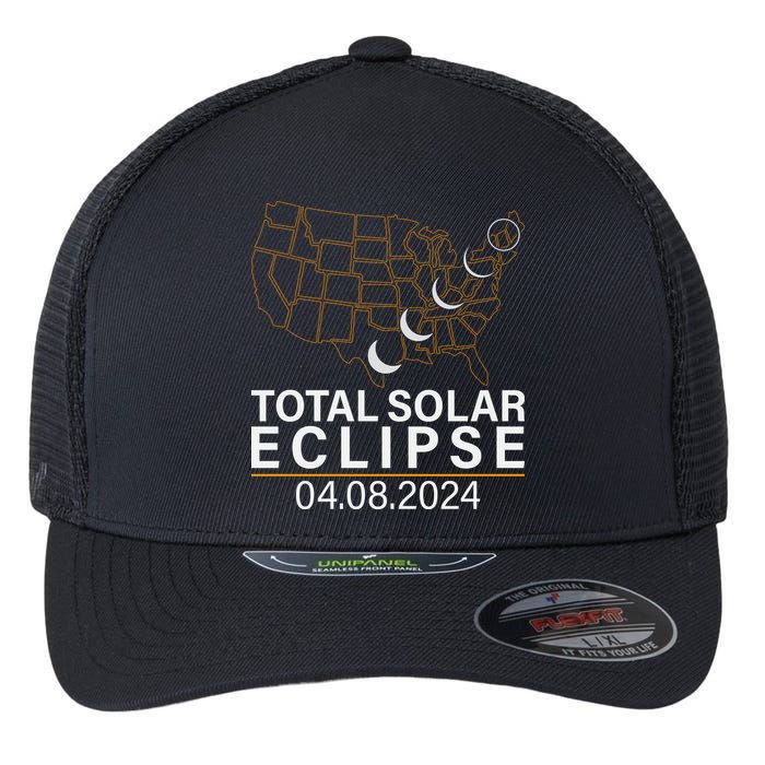 Total Solar Eclipse Flexfit Unipanel Trucker Cap