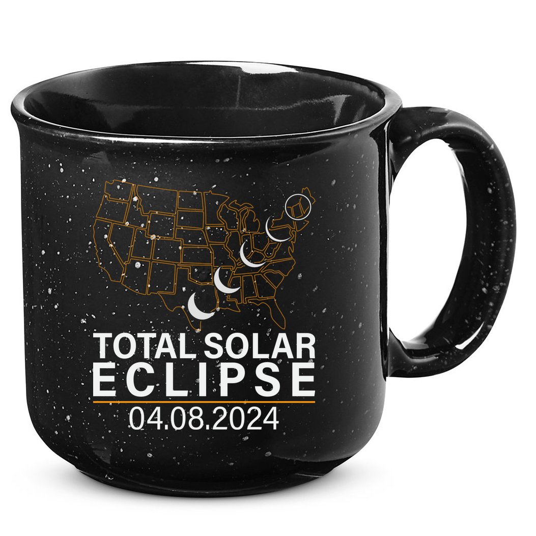 Total Solar Eclipse 15oz Campfire Ceramic Mug