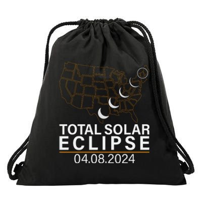 Total Solar Eclipse Drawstring Bag