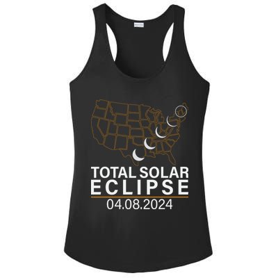 Total Solar Eclipse Ladies PosiCharge Competitor Racerback Tank