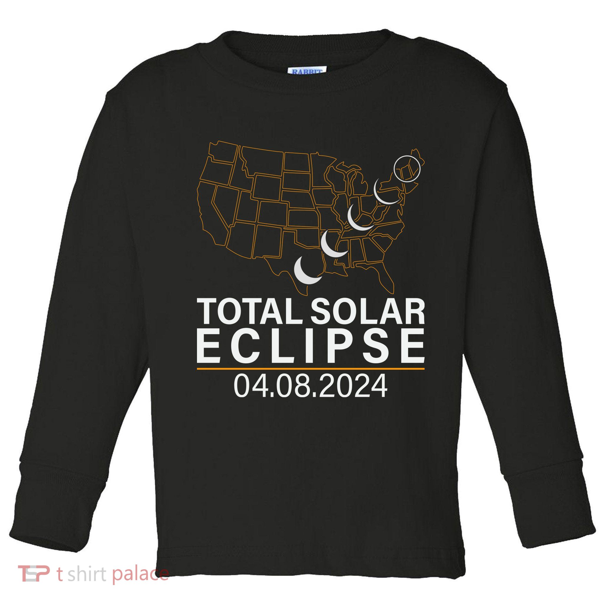 Total Solar Eclipse Toddler Long Sleeve Shirt