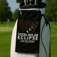 Total Solar Eclipse Golf Towel