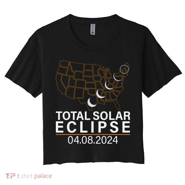 Total Solar Eclipse Crop Top