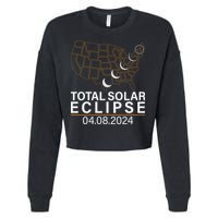 Total Solar Eclipse Cropped Pullover Crew
