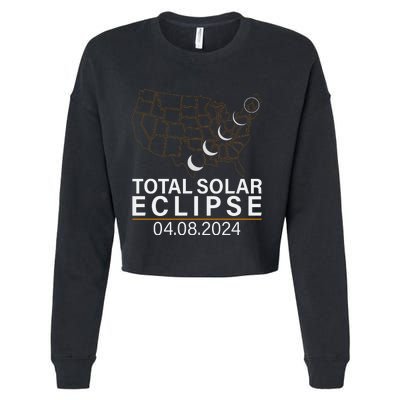 Total Solar Eclipse Cropped Pullover Crew