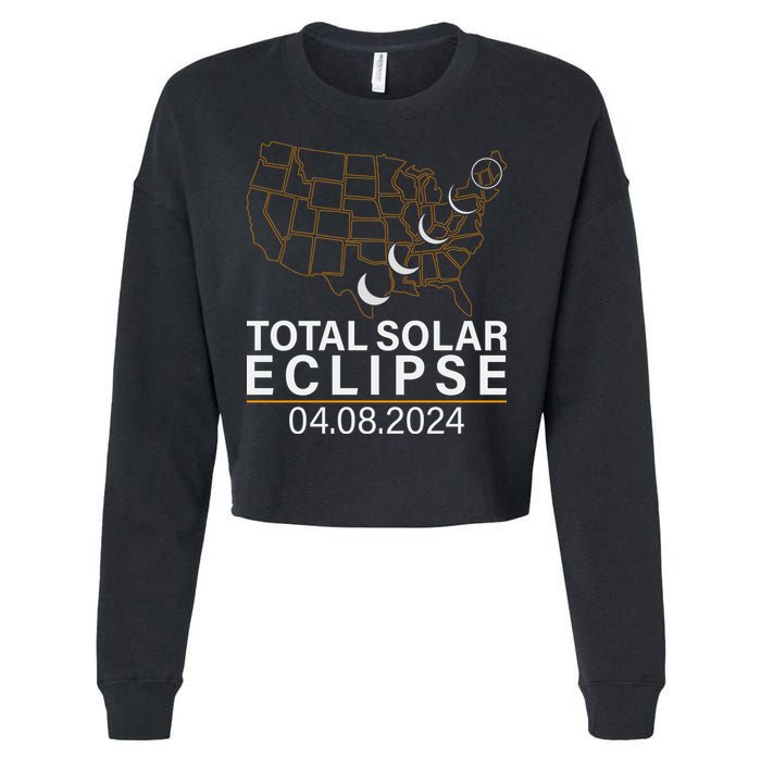 Total Solar Eclipse Cropped Pullover Crew