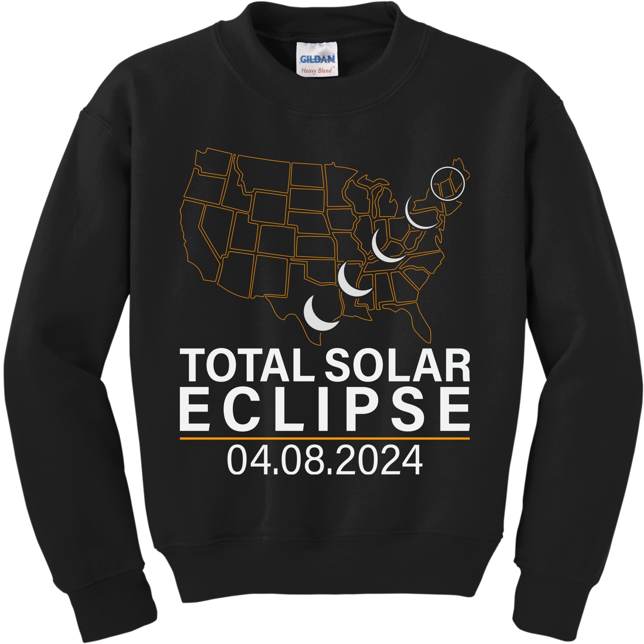 Total Solar Eclipse Kids Sweatshirt