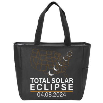 Total Solar Eclipse Zip Tote Bag