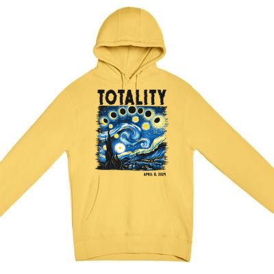 Totality Solar Eclipse 2024 Premium Pullover Hoodie