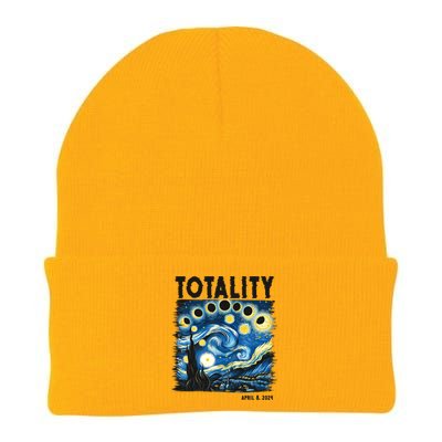 Totality Solar Eclipse 2024 Knit Cap Winter Beanie