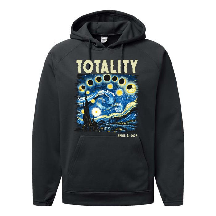 Totality Solar Eclipse 2024 Performance Fleece Hoodie