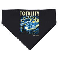 Totality Solar Eclipse 2024 USA-Made Doggie Bandana