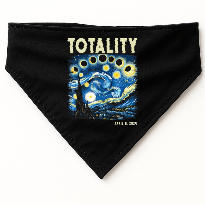 Totality Solar Eclipse 2024 USA-Made Doggie Bandana