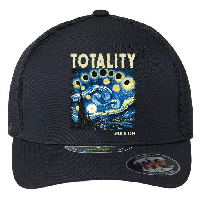 Totality Solar Eclipse 2024 Flexfit Unipanel Trucker Cap