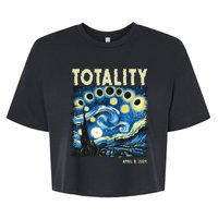 Totality Solar Eclipse 2024 Bella+Canvas Jersey Crop Tee