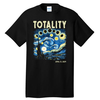 Totality Solar Eclipse 2024 Tall T-Shirt