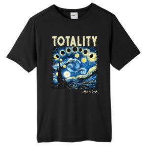 Totality Solar Eclipse 2024 Tall Fusion ChromaSoft Performance T-Shirt