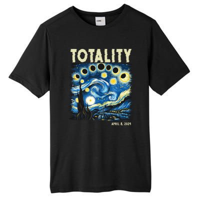 Totality Solar Eclipse 2024 Tall Fusion ChromaSoft Performance T-Shirt