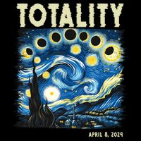 Totality Solar Eclipse 2024 Drawstring Bag