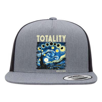 Totality Solar Eclipse 2024 Flat Bill Trucker Hat