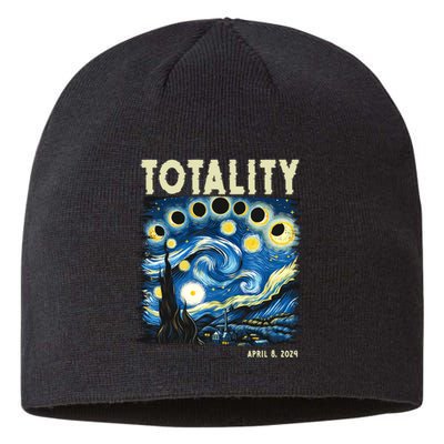 Totality Solar Eclipse 2024 Sustainable Beanie