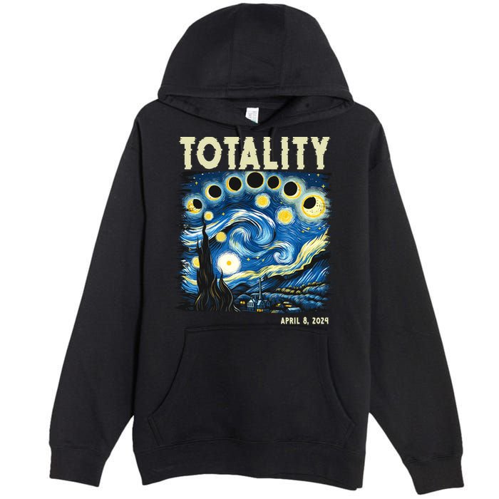 Totality Solar Eclipse 2024 Premium Pullover Hoodie