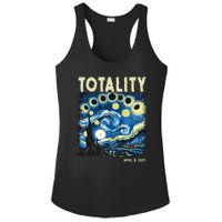 Totality Solar Eclipse 2024 Ladies PosiCharge Competitor Racerback Tank