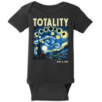 Totality Solar Eclipse 2024 Baby Bodysuit