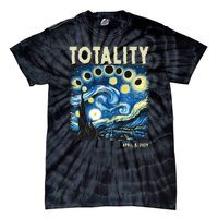 Totality Solar Eclipse 2024 Tie-Dye T-Shirt