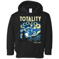 Totality Solar Eclipse 2024 Toddler Hoodie