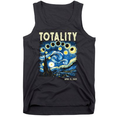 Totality Solar Eclipse 2024 Tank Top