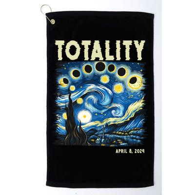 Totality Solar Eclipse 2024 Golf Towel