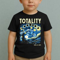 Totality Solar Eclipse 2024 Toddler T-Shirt