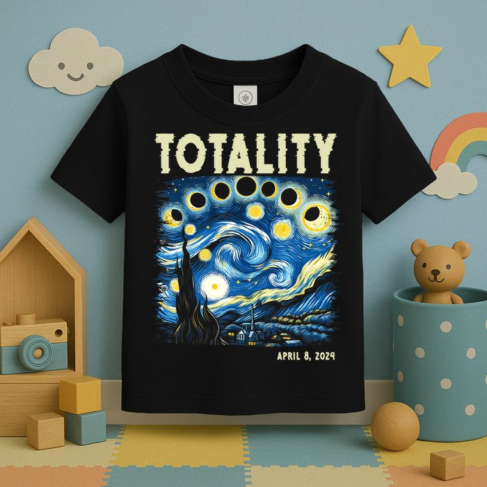 Totality Solar Eclipse 2024 Toddler T-Shirt