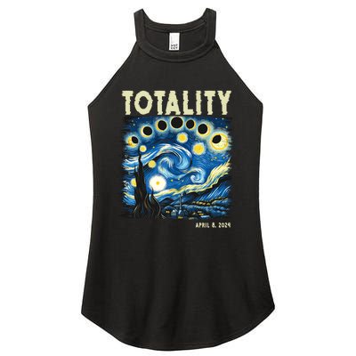 Totality Solar Eclipse 2024 Women’s Perfect Tri Rocker Tank