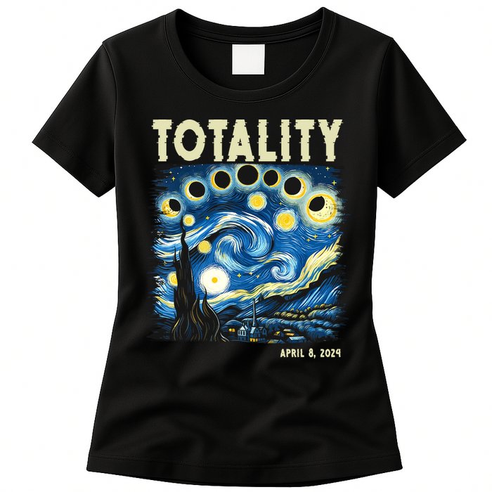 Totality Solar Eclipse 2024 Womens T-Shirt