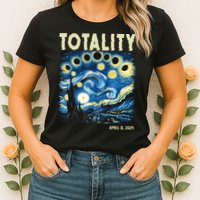 Totality Solar Eclipse 2024 Womens T-Shirt