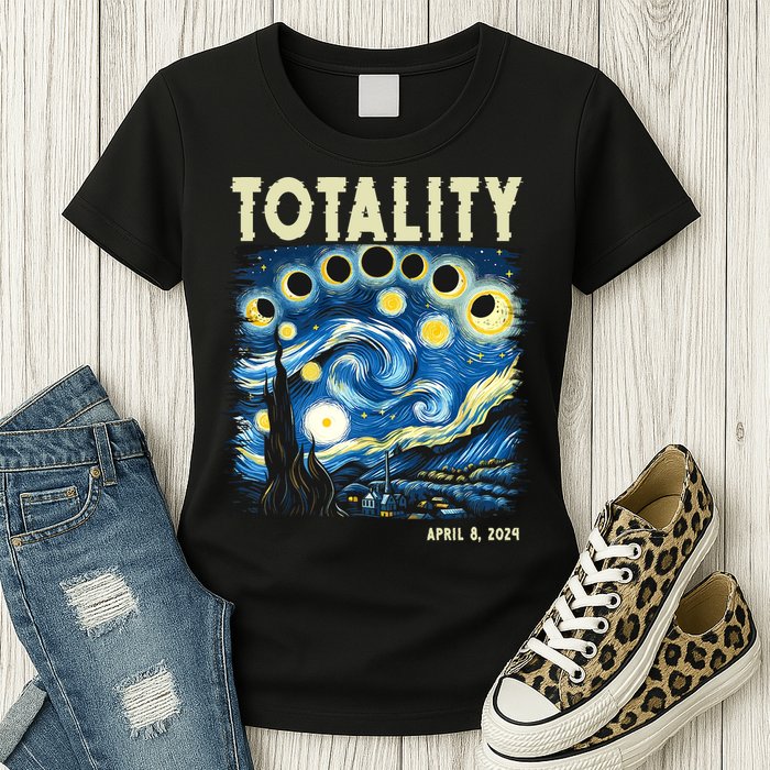 Totality Solar Eclipse 2024 Womens T-Shirt