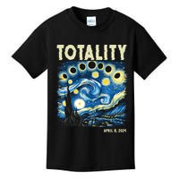 Totality Solar Eclipse 2024 Kids T-Shirt