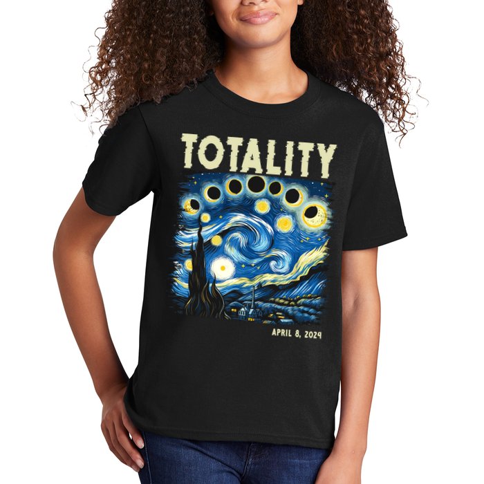 Totality Solar Eclipse 2024 Kids T-Shirt