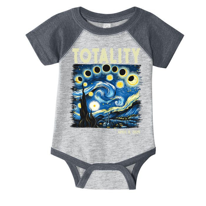 Totality Solar Eclipse 2024 Infant Baby Jersey Bodysuit