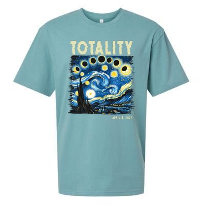 Totality Solar Eclipse 2024 Sueded Cloud Jersey T-Shirt