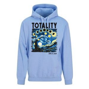 Totality Solar Eclipse 2024 Unisex Surf Hoodie