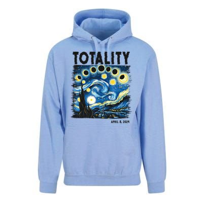 Totality Solar Eclipse 2024 Unisex Surf Hoodie