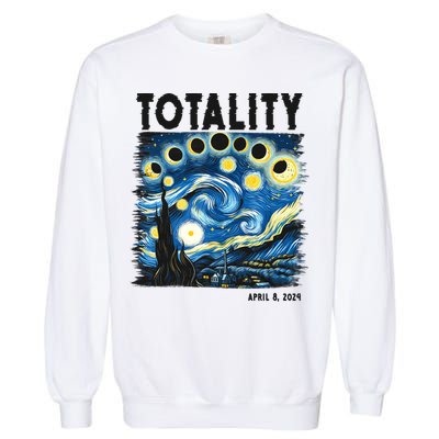 Totality Solar Eclipse 2024 Garment-Dyed Sweatshirt