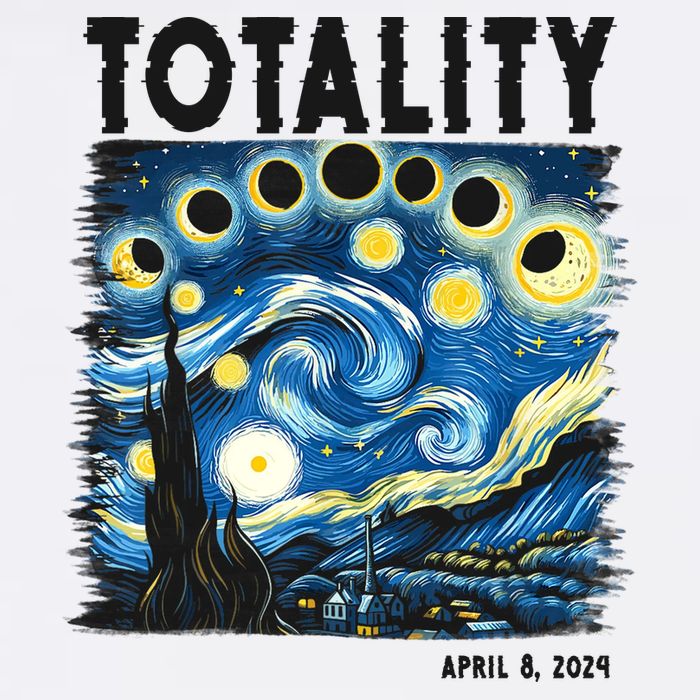 Totality Solar Eclipse 2024 Garment-Dyed Sweatshirt