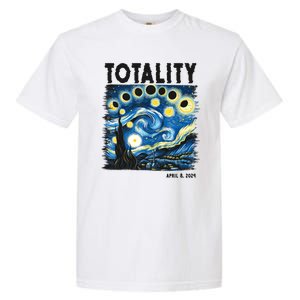 Totality Solar Eclipse 2024 Garment-Dyed Heavyweight T-Shirt