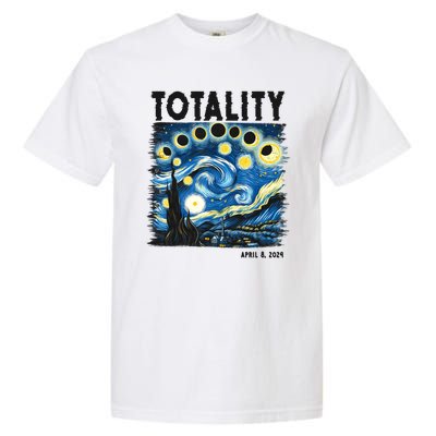 Totality Solar Eclipse 2024 Garment-Dyed Heavyweight T-Shirt