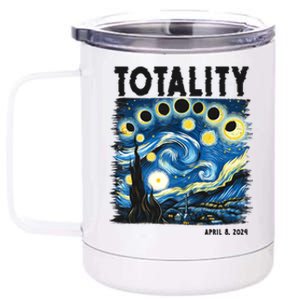 Totality Solar Eclipse 2024 12 oz Stainless Steel Tumbler Cup