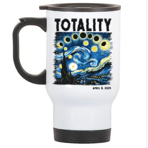 Totality Solar Eclipse 2024 Stainless Steel Travel Mug